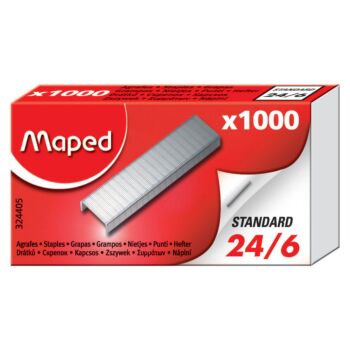 AGRAFES 24/6 BOITE DE 1000 PCS "MAPED" REF: 324405