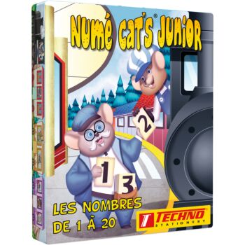 JEUX DE CARTE CATS FAMILY NUME CAT'S JUNIOR "TECHNO" REF: 9427