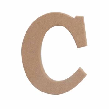 LETTRE " C " EN BOIS "TECHNO" REF: 6372