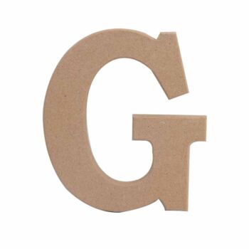 LETTRE " G " EN BOIS "TECHNO" REF: 6376