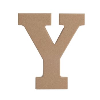 LETTRE " Y " EN BOIS "TECHNO" REF: 6395