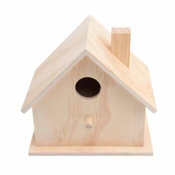 MAISON D'OISEAU EN BOIS 15,5 x 11 x 15 cm "TECHNO" REF: 6329