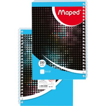 NOTE BOOK RELIURE INTEGRALE 200P A4 05mmx05mm 70g "MAPED" REF: 9291