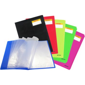 PROTEGE DOCUMENTS EN PP (60 POCHETTES-120 VUES) "TECHNO" REF: 2615