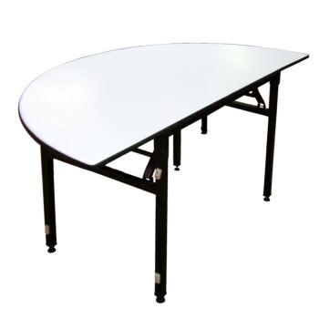 TABLE PLIANTE MODULABLE DEMI RONDE 152 x 76 CM TECHNO REF: 1536